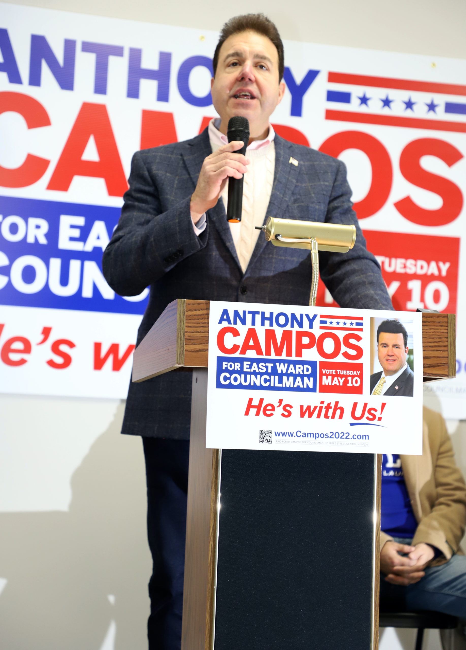 Luso Americano Portuguese Article - Anthony Campos for East Ward Councilman